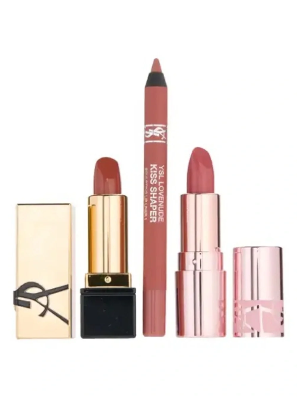 YSL Lux Lip Care Mini 3 Piece Bundle